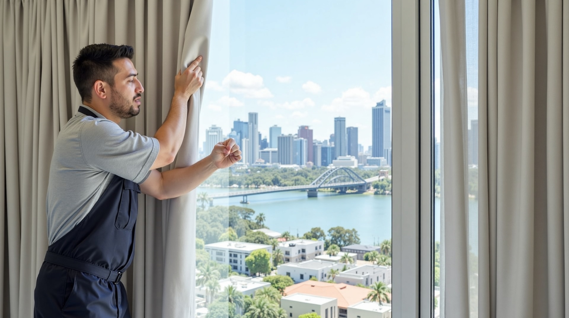 West Burleigh Curtain Cleaning Service